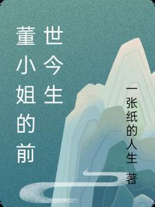 董小姐的前世今生小说封面 - 一张纸的人生著其他小说作品